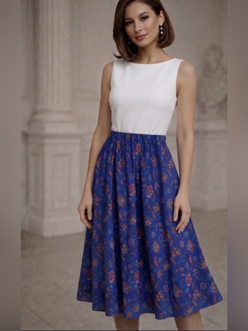 Bondbrook Vintage Floral Skirt